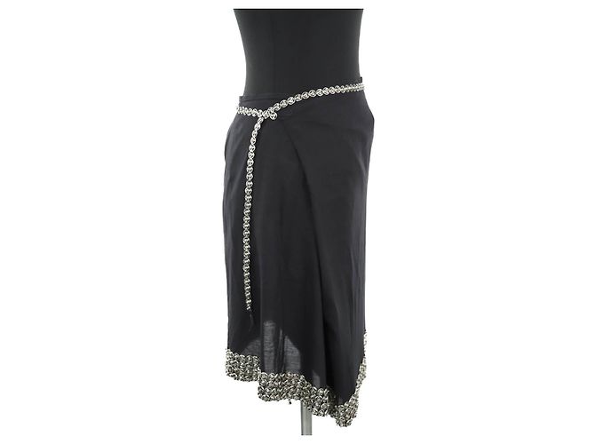 Ann Demeulemeester Mini falda de algodón - vista 2