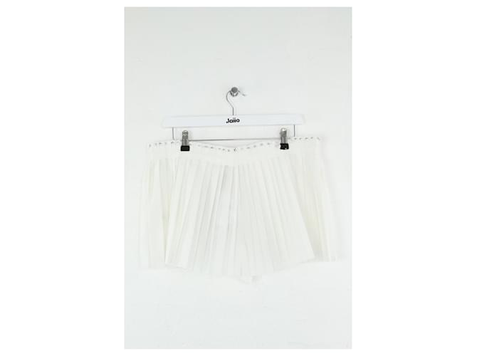 Paco Rabanne Minifalda de algodón Blanco - vista 3
