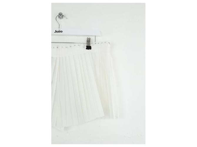 Paco Rabanne Minifalda de algodón Blanco - vista 4
