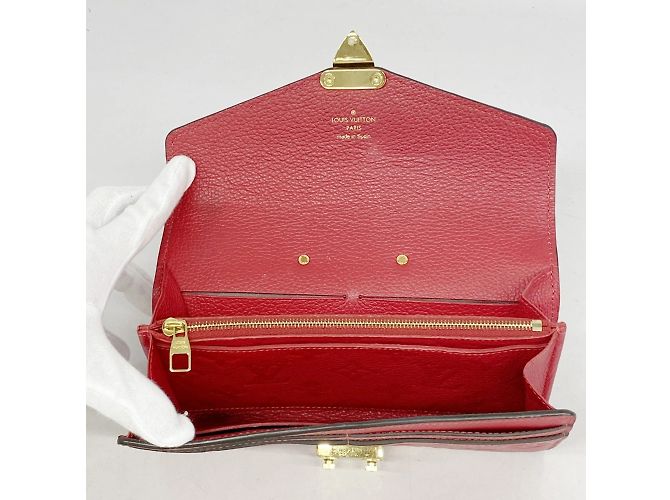 Portafoglio Metis Long Monogram Empreinte Louis Vuitton Rosso - vista 11