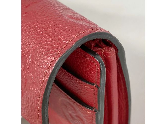 Portafoglio Metis Long Monogram Empreinte Louis Vuitton Rosso - vista 5