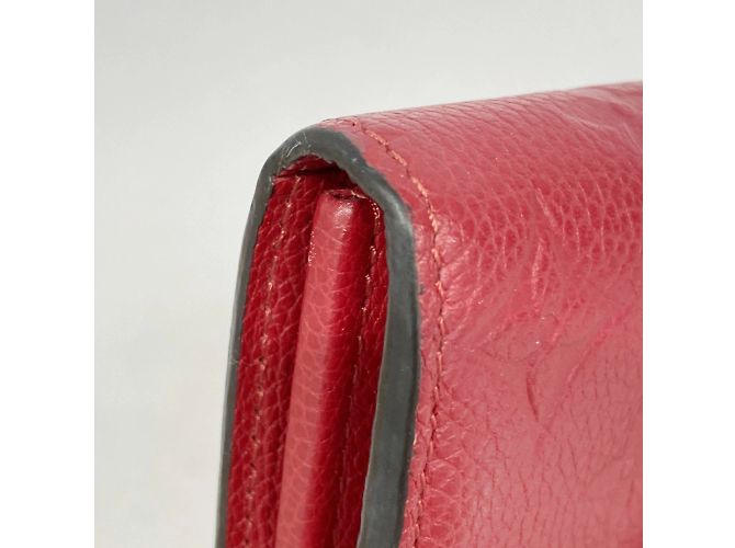 Portafoglio Metis Long Monogram Empreinte Louis Vuitton Rosso - vista 8