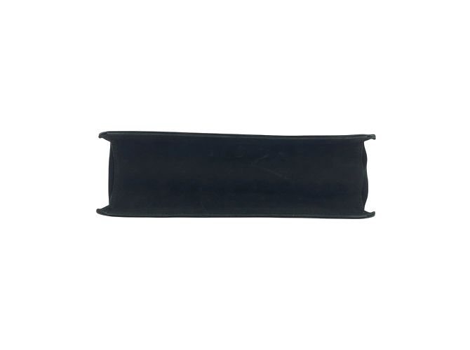 Borsa a spalla in suede nero Sunburst vintage Gianni Versace - vista 10