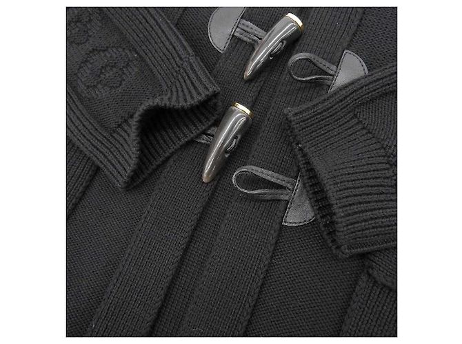 Louis Vuitton Wollcardigan XS Schwarz - Ansicht 4