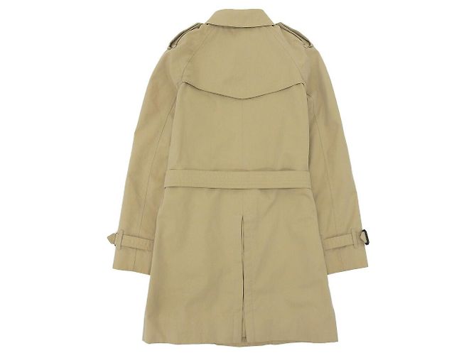 Trench coat de algodón beige para niños Burberry - vista 2