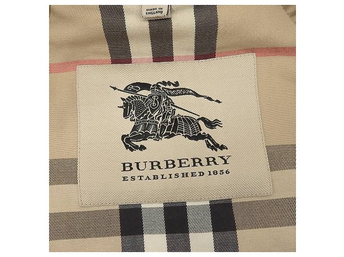 Trench coat de algodón beige para niños Burberry - vista 9