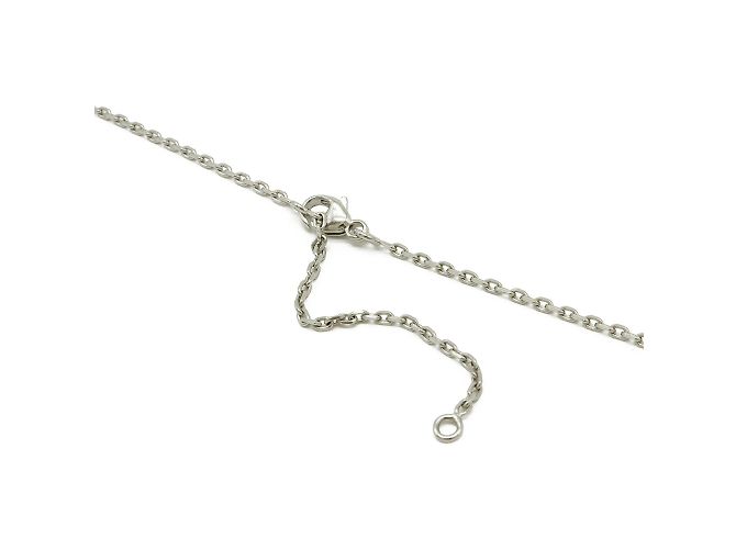Hermès Collana pendente a forma di lucchetto Hermes O'Kelly PM Nero Argento - vista 6