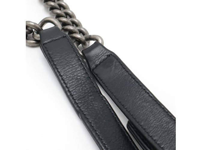 Chanel Boy Chanel 30 Grande Borsa a Spalla Matelassé Nero - vista 6