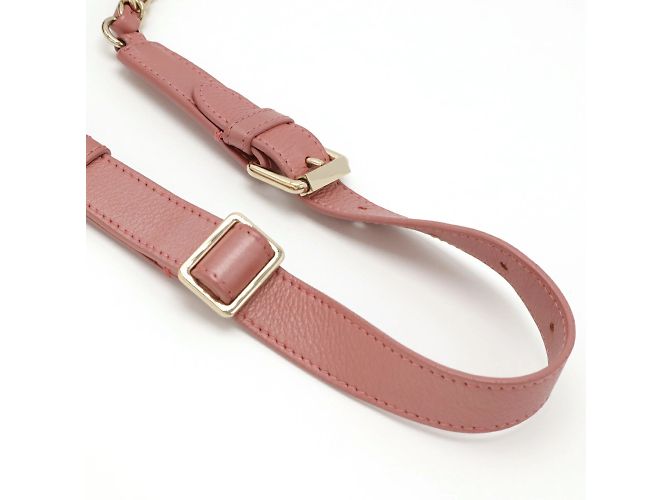 Borsa a tracolla in pelle rosa Matelassé di Chanel - vista 5