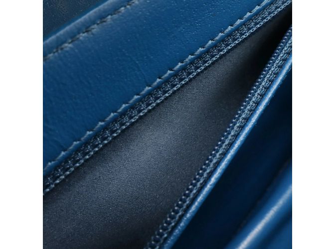 Borsa a Spalla Chanel Matelassé Beauty Rock Blu - vista 10