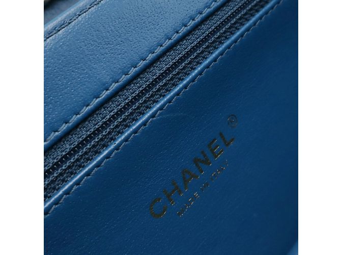 Borsa a Spalla Chanel Matelassé Beauty Rock Blu - vista 9