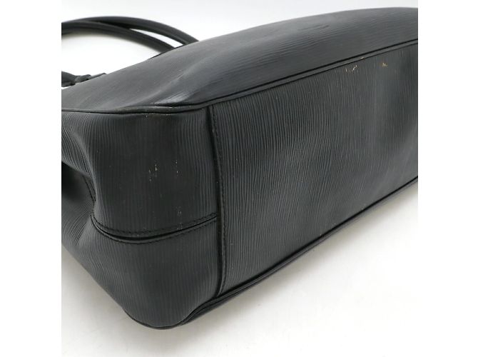 Borsa Tote Epi Passy GM di Louis Vuitton Nero - vista 4