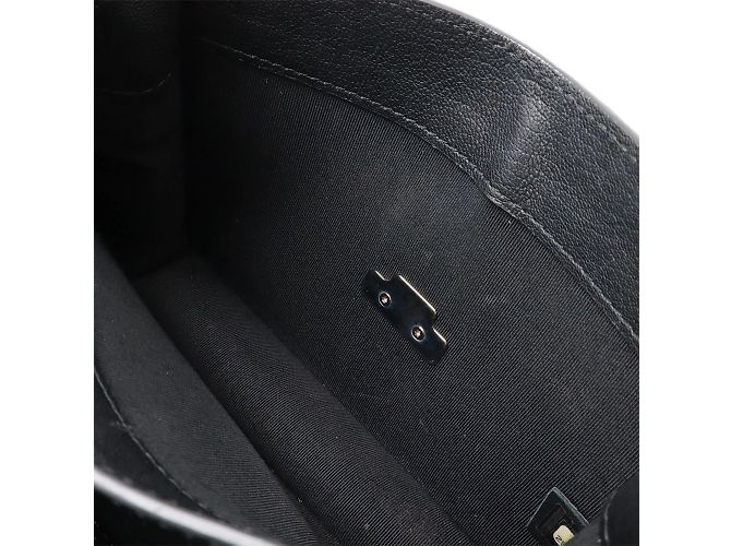 Bolsa de ombro de corrente dupla Half Coco Mark da Chanel Preto - vista 9