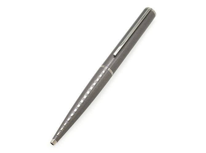 Penna a sfera Louis Vuitton Jet Ligne Marrone Argento - vista 2