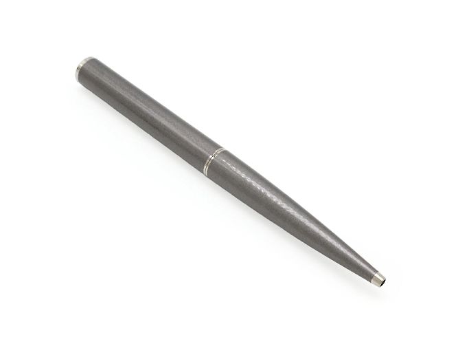 Penna a sfera Louis Vuitton Jet Ligne Marrone Argento - vista 3
