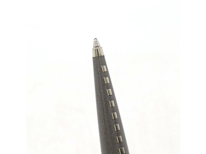 Penna a sfera Louis Vuitton Jet Ligne Marrone Argento - vista 6