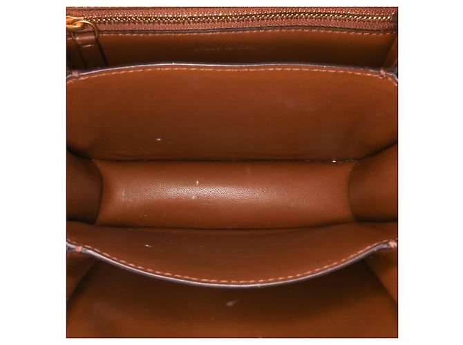 Classic Box Céline Celine Brown Petit Cuir de Veau Boîte Classique - vue 4