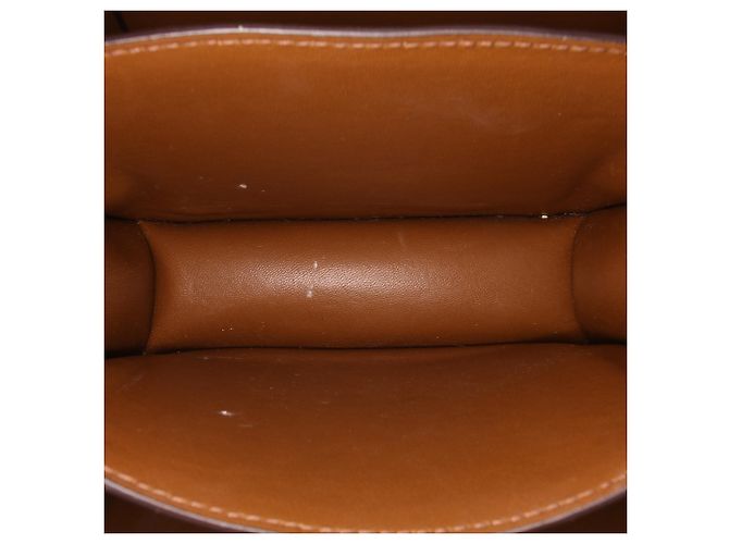 Classic Box Céline Celine Brown Petit Cuir de Veau Boîte Classique - vue 6