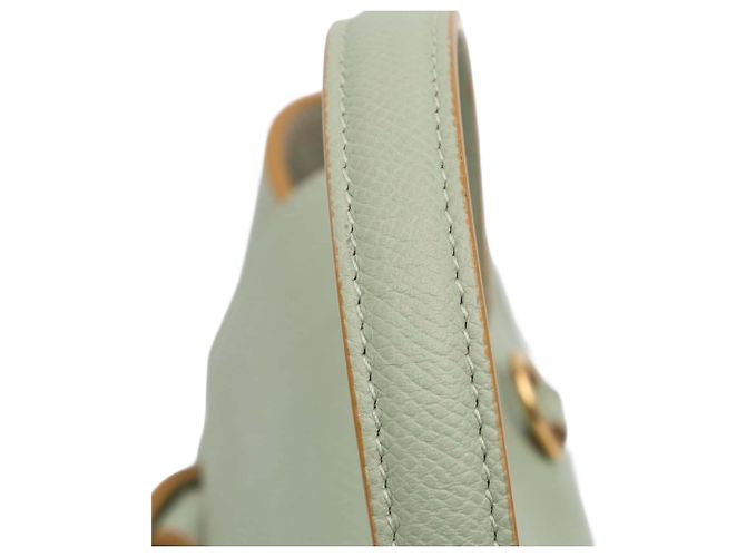Céline Belt bag in pelle di vitello grana nano Celine Green Verde - vista 10
