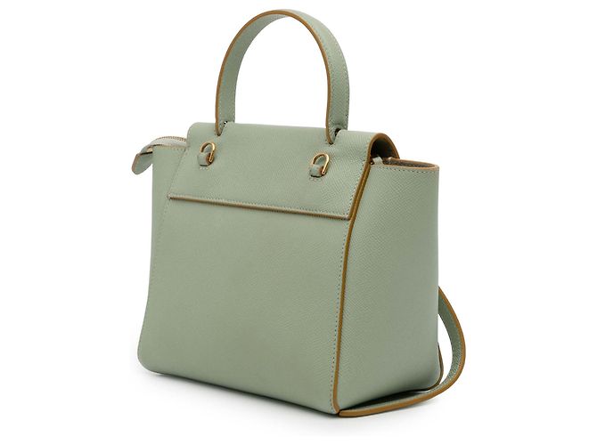 Céline Belt bag in pelle di vitello grana nano Celine Green Verde - vista 2