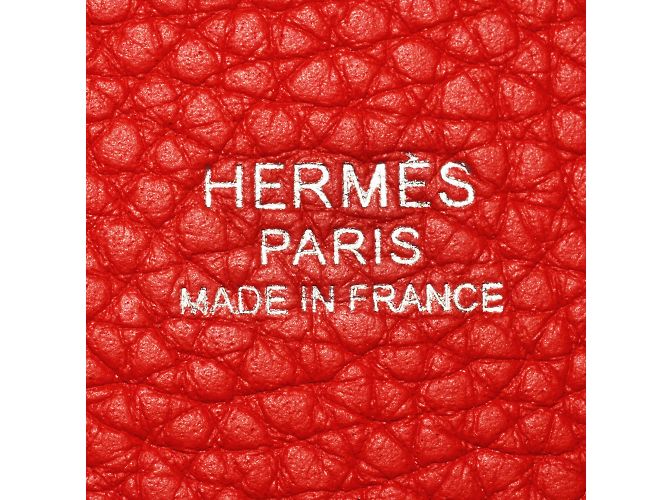 Hermès Hermes Picotin Lock Cazac Deux Handtasche Rot - Ansicht 6