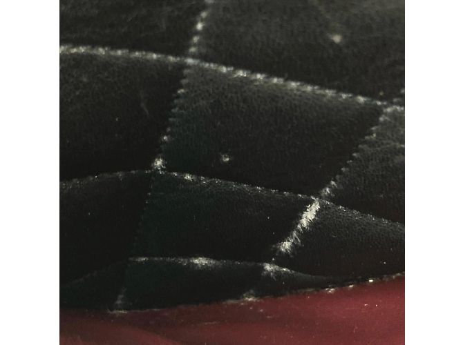 Borsa a spalla con catena Chanel Matelassé Double Flap Nero - vista 10