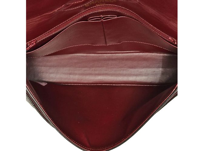 Borsa a spalla con catena Chanel Matelassé Double Flap Nero - vista 6