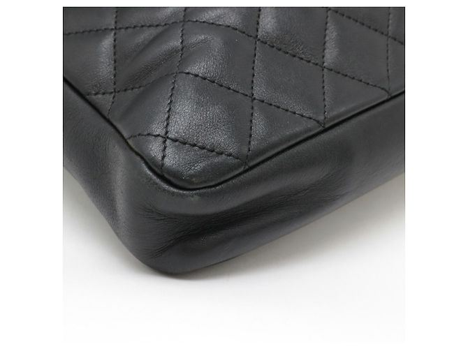 Borsa a spalla Chanel Cambon Line Coco Mark Nero Bianco - vista 4