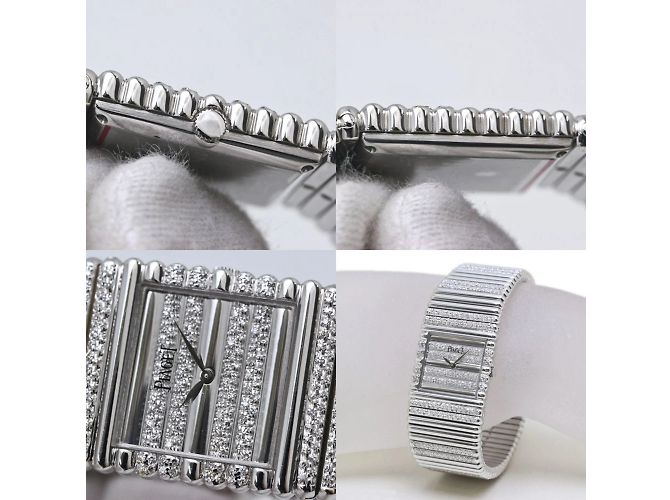 Orologio da uomo Piaget Tradition Square 9131C151 Diamante 18K Oro Bianco - vista 6