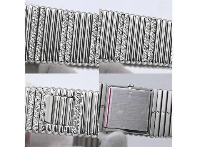 Orologio da uomo Piaget Tradition Square 9131C151 Diamante 18K Oro Bianco - vista 7