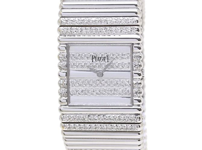 Orologio da uomo Piaget Tradition Square 9131C151 Diamante 18K Oro Bianco - vista 9