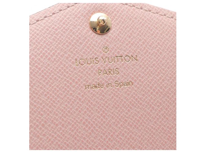 Portafoglio Lungo Sarah Damier Ébène di Louis Vuitton Marrone - vista 4