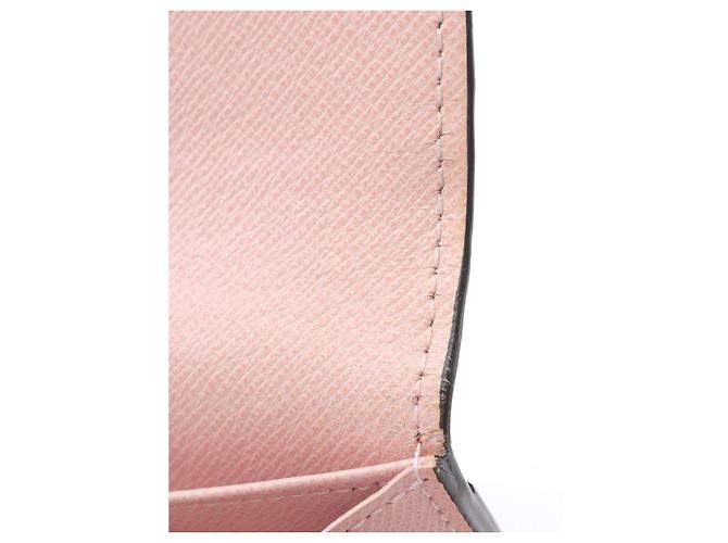 Portafoglio Lungo Sarah Damier Ébène di Louis Vuitton Marrone - vista 7