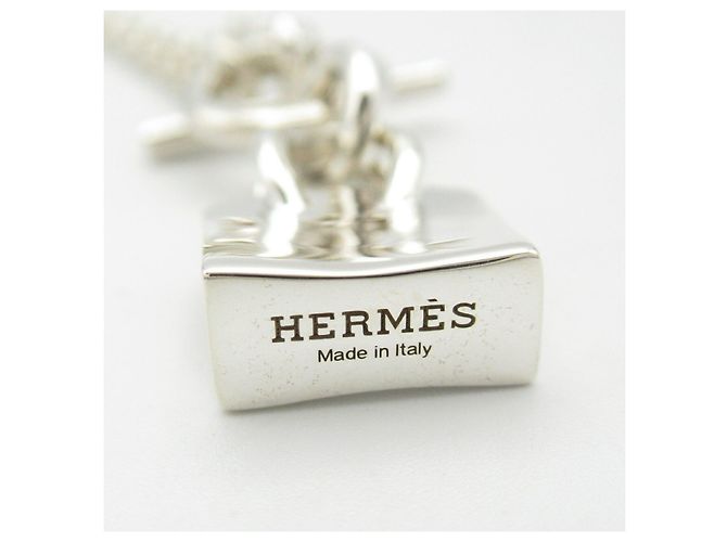 Hermès Collana Hermes Kelly Amulette Argento 925 Metallico - vista 3