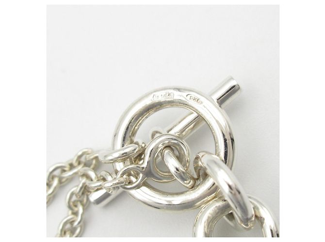 Hermès Collana Hermes Kelly Amulette Argento 925 Metallico - vista 4