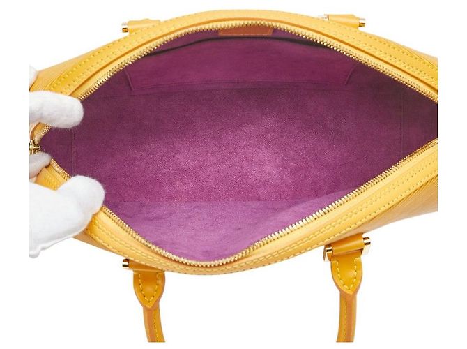 Borsa a mano Jasmin Epi Louis Vuitton Giallo - vista 6