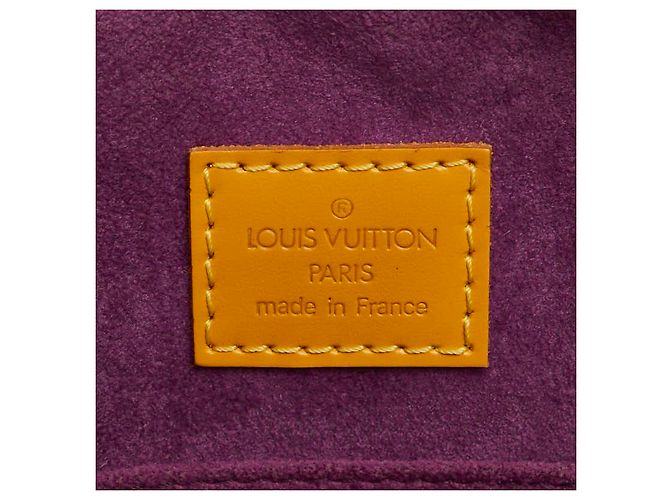 Borsa a mano Jasmin Epi Louis Vuitton Giallo - vista 7