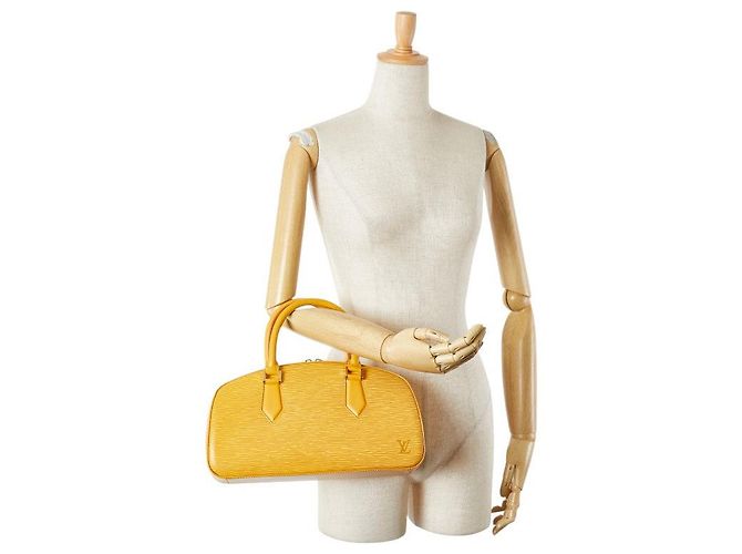 Borsa a mano Jasmin Epi Louis Vuitton Giallo - vista 9
