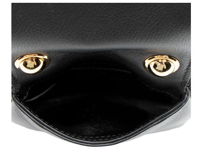 Portafoglio in pelle Blondie Gucci con tracolla Nero - vista 7