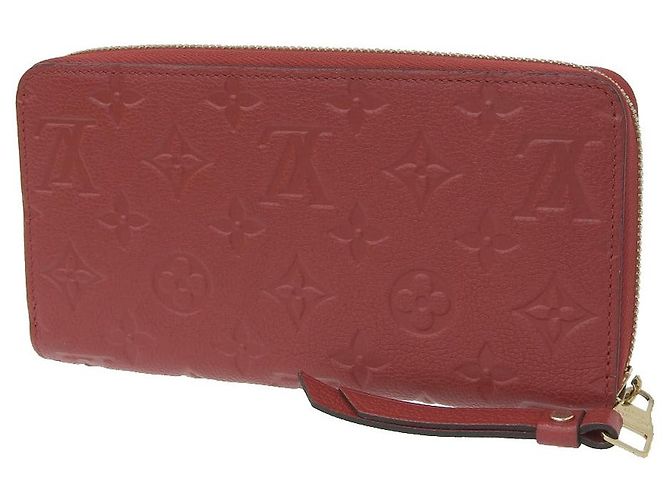 Cartera Zippy Monogram Empreinte Louis Vuitton Roja - vista 2