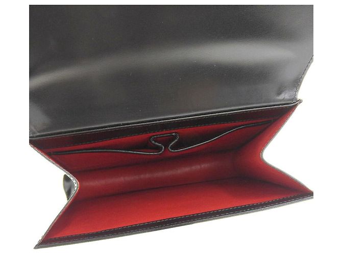 Céline Celine Leder Handtasche Schwarz Vintage - Ansicht 3