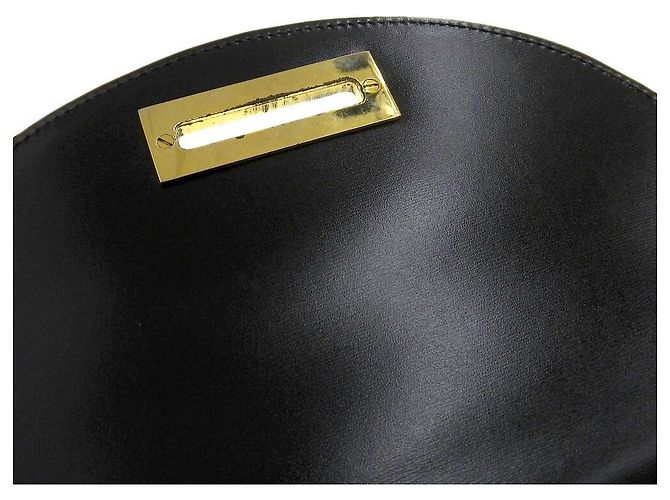 Céline Celine Leder Handtasche Schwarz Vintage - Ansicht 8