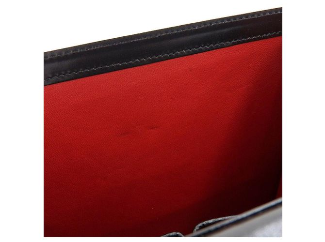 Céline Celine Leder Handtasche Schwarz Vintage - Ansicht 9