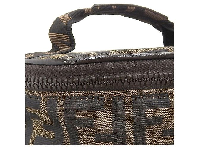 Fendi Canvas Vanity-Handtasche Braun - Ansicht 5