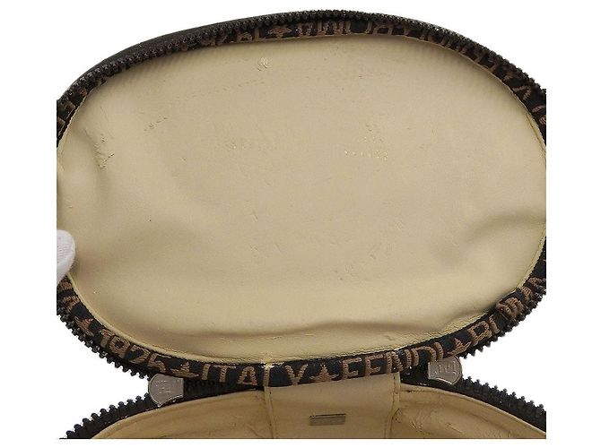 Fendi Canvas Vanity-Handtasche Braun - Ansicht 7