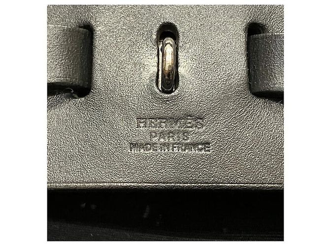 Hermès Borsa 2 in 1 Hermes Herbag Ad PM Toile Officier Nero - vista 4