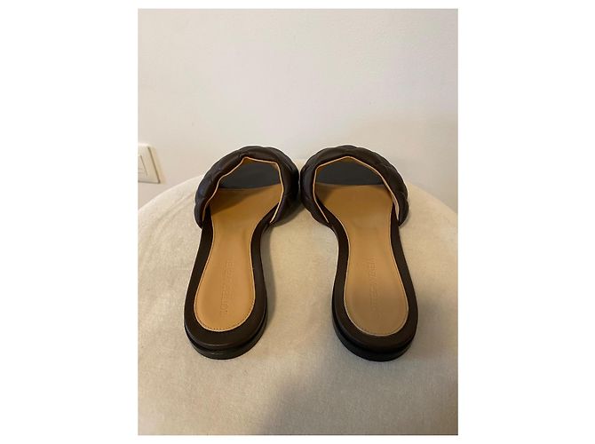 Sandali imbottiti Bottega Veneta Cassette 39 Marrone - vista 6