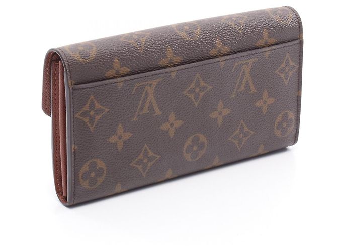 Portafoglio lungo Sarah Monogram di Louis Vuitton Marrone - vista 2