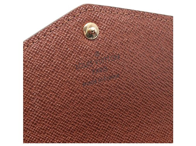 Portafoglio lungo Sarah Monogram di Louis Vuitton Marrone - vista 4
