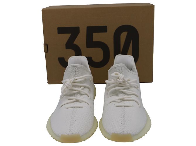 Baskets Adidas x Yeezy Boost 350 V2 en coton crème - vista 11